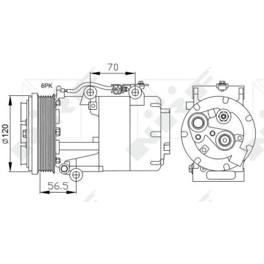 Kompressor, Klimaanlage | 32250