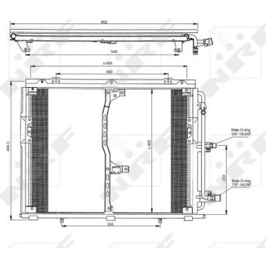 Kondensator, Klimaanlage EASY FIT 35229