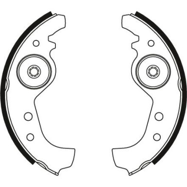 40 461 000 Bremsbacken | FIAT Panda 80 | GS8160