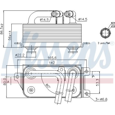 Ölkühler PKW BMW 735-745 01 FIRST FIT 90623