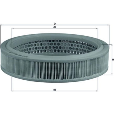 MAHLE Luftfilter | LX 160