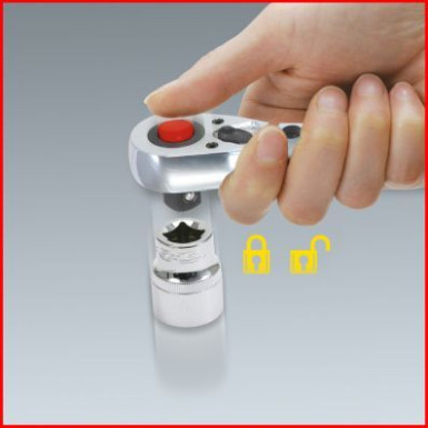KS TOOLS Drehmomentschlüssel mit Ratsche 1/2 ERGOTORQUE®precision, 20-200 Nm | 516.6542