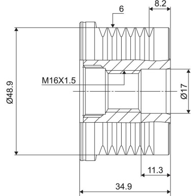 Generatorfreilauf | 588067