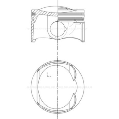 MAHLE Kolben | 028 PI 00132 010