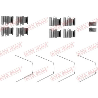 391-1651 Montagesatz f.Bremsklötze | MAZDA MX-5,Vitara 94 | 109-1651