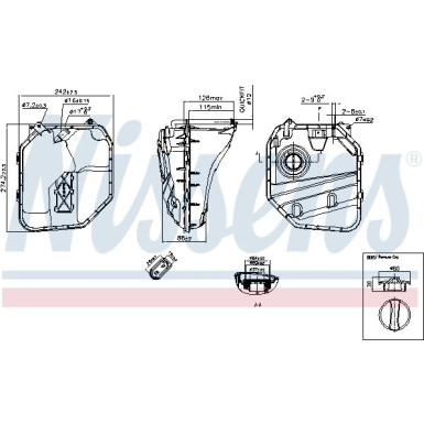 Ausgleichsbehälter VW Touareg 2.5 TDI 03 FIRST FIT 996154