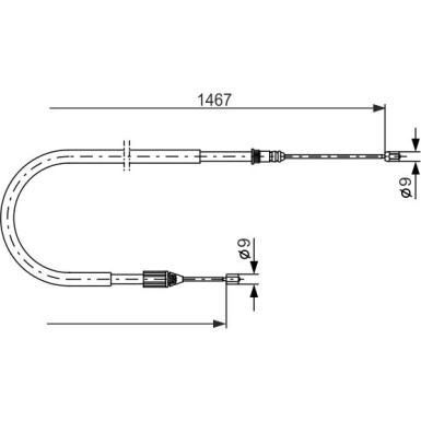 1 987 477 937 Seilzug, Feststellbremse