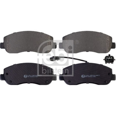 FEBI BILSTEIN Bremsbeläge 16845