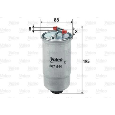 VALEO Kraftstofffilter | 587546