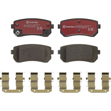 BREMBO Bremsklötze Xtra HA | HYUNDAI i30 KIA Ceed 07-19 | P 30 051X BREMBO Bremsklötze Xtra HA | HYUNDAI i30 KIA Ceed 07-19 | P 30 051X