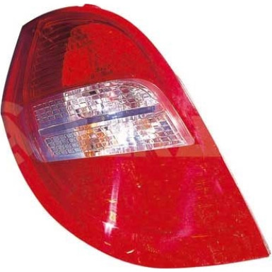 Heckleuchte L O K-PLATTE ROT/WEISS | MERCEDES W169 A-KLASSE 6,08-5,12 | 3906,658,3