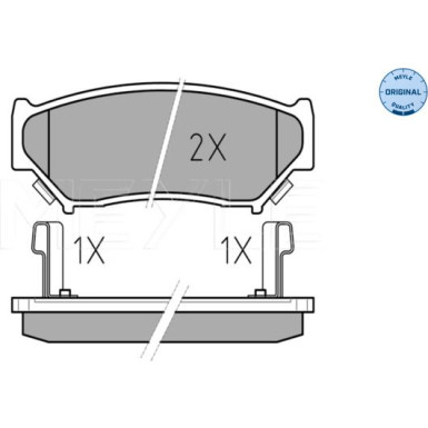 Bremsbelagsatz Suzuki P. Vitara 1.6 16V 91- Mit Sensor | 025 219 0715/W