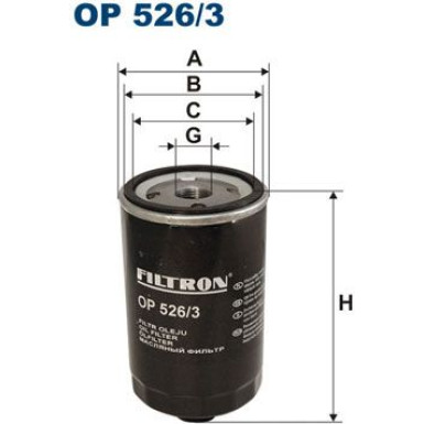 FILTRON Ölfilter | OP 526/3
