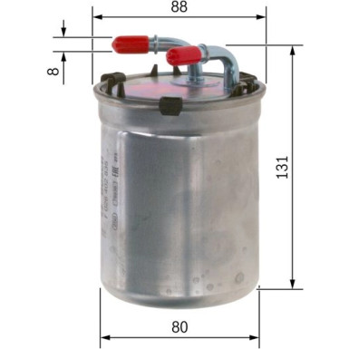 Kraftstofffilter | SEAT,SKODA,AUDI | F 026 402 835