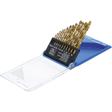 BGS HSS-Spiralbohrer-Satz titan-nitriert 1,5 - 6,5 mm 13-tlg BGS Do it yourself 50813