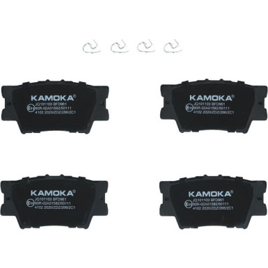 KAMOKA Bremsbelagsatz, Scheibenbremse JQ101103