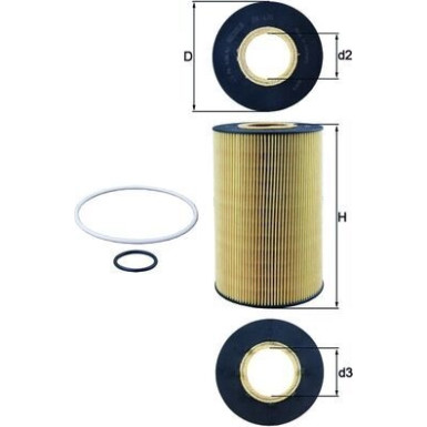 MAHLE Ölfilter | OX 435D