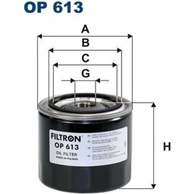 FILTRON Ölfilter