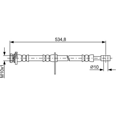 Bremsschlauch | SUZUKI | 1987481851