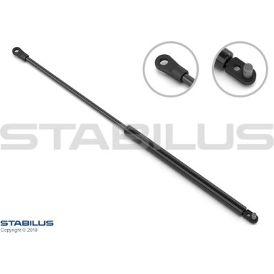 Gasfeder, Hinten L 550 390N FIAT Panda 10/80-07/04 LIFT-O-MAT® 7303DE