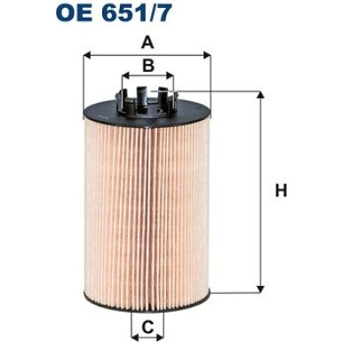 FILTRON Ölfilter | OE 651/7