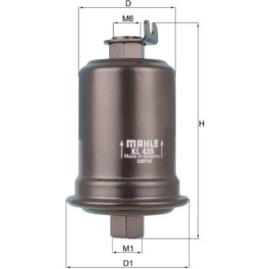MAHLE Kraftstofffilter | KL 435