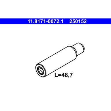 Führungsbolzen, Bremssattel | 11.8171-0072.1