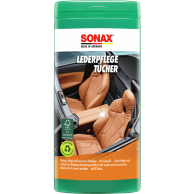 SONAX | LederPflege Tücher Box | 04123000