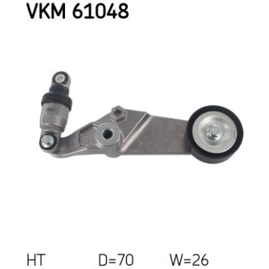 Multi-V-Spannrolle | TOYOTA Celica,Corolla 99 | VKM 61048