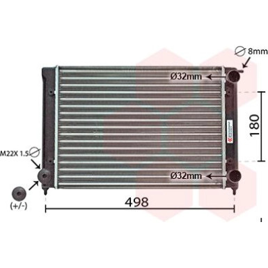 VAN WEZEL Kühler, Motorkühlung 58002040 VAN WEZEL Kühler, Motorkühlung 58002040