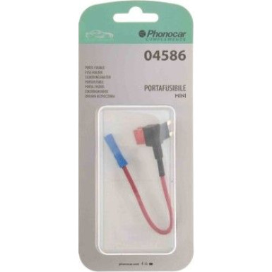 Phonocar Sicherungshalter für 2 Flachsteck-Minisicherungen | Sicherungen im Lieferumfang enthalten | 04586