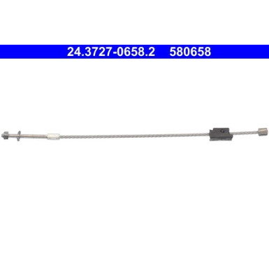 ATE Handbremsseil Seilzug Festellbremse 24.3727-0658.2 ATE Handbremsseil Seilzug Festellbremse 24.3727-0658.2