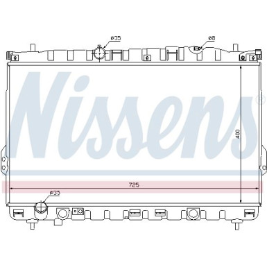 Wasserkühler PKW | HYUNDAI TRAJET 2,0-2,7 99 | 67032