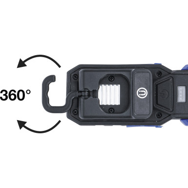 BGS COB-LED-Werkstattleuchte mit Magnet und Haken | klappbar | 70051