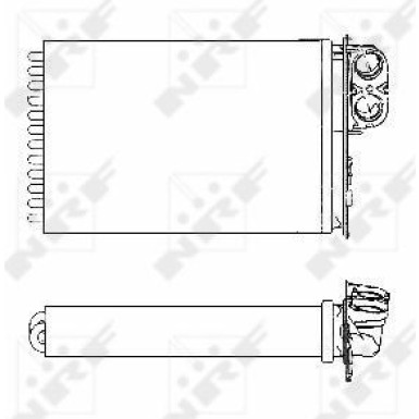 Wärmetauscher, Innenraumheizung | NRF53553