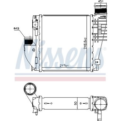 Ladeluftkühler PKW Peugeot 308 13 FIRST FIT 96380