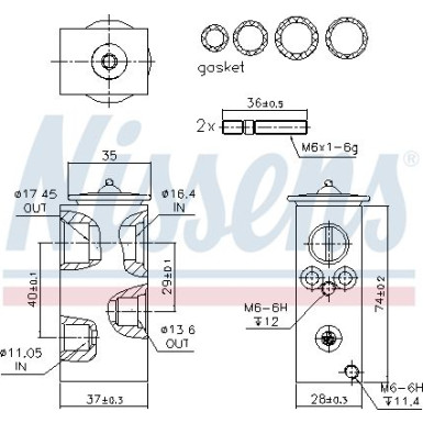 Expansionsventil Citroen C2 03 FIRST FIT 999292
