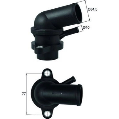 Integralthermostat mit Dichtung CHEVROLET,DAEWOO BEHR TI 239 87D