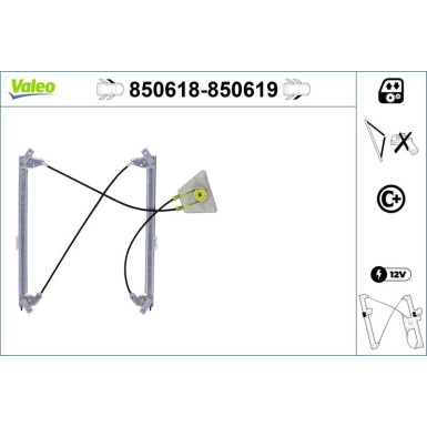 VALEO Fensterheber | 850618