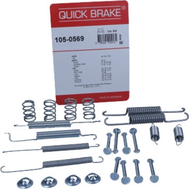 391-0569 Montagesatz f.Bremsbacken | AUDI 80,VW Polo,Golf,SEAT 76 | 105-0569