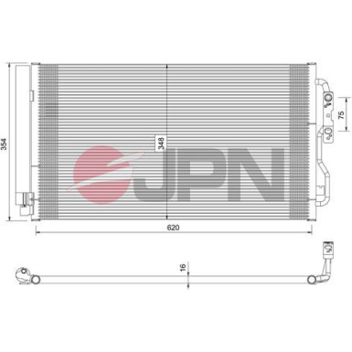 JPN Kondensator, Klimaanlage 60C9088-JPN