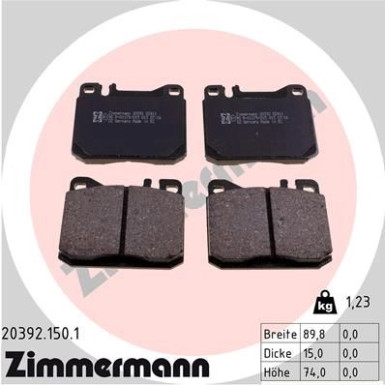 ZIMMERMANN Bremsbeläge
