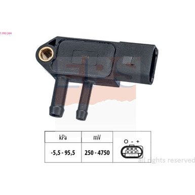 1.993.264 Sensor, Abgasdruck Made in Italy - OE Equivalent