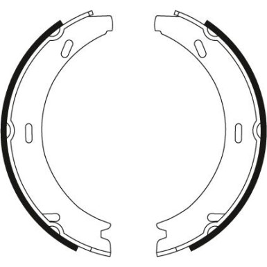 GS8595 Bremsbackensatz, Feststellbremse GS8595 Bremsbackensatz, Feststellbremse