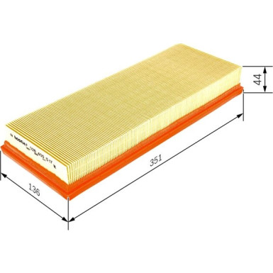 Luftfilter | PEUGEOT | F 026 400 517