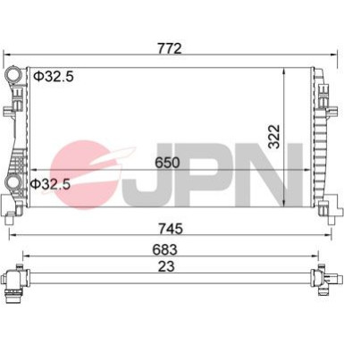 JPN Kühler, Motorkühlung JPN Kühler, Motorkühlung