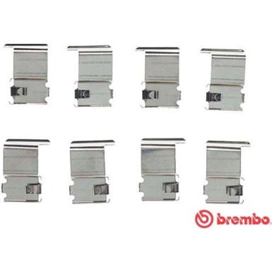 BREMBO Zubehörsatz, Scheibenbremsbelag A 02 242