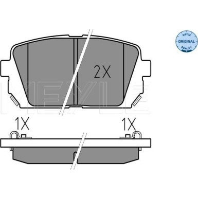 Bremsbelagsatz Kia T. Carens 06- Mit Sensor | 025 244 9116/W