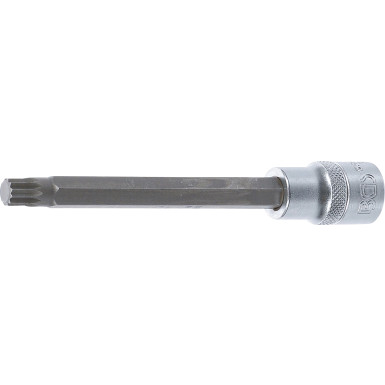 BGS Bit-Einsatz | Länge 140 mm | Antrieb Innenvierkant 12,5 mm (1/2"""") | Innenvielzahn (für XZN) M10 | 5184-M10