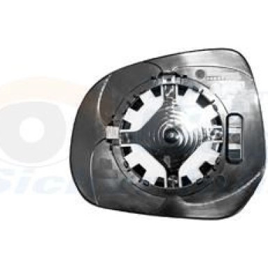 Aussenspiegelglas re. bhz Opel Agila konvex OE 4710328 HAGUS